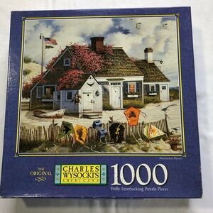 Sealed Vintage 1997 charles Wysocki Nantucket flyers 1000 piece puzzle cape cod